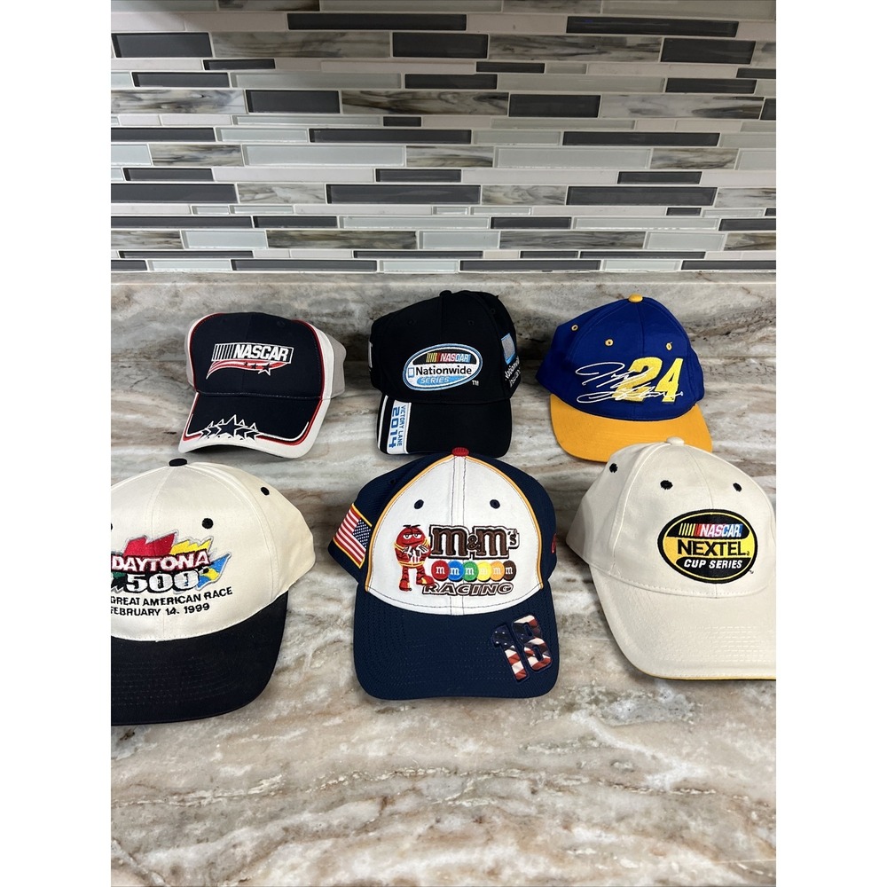 NASCAR Hat Lot Daytona 500, Nextel, Jeff Gordon, Etc… Snapback Adjustable
